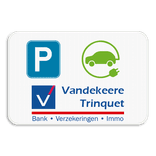 Informatiebord 3:2 reflecterend met je eigen opdruk