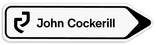 Informatiebord pijl reflecterend met je eigen opdruk