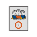 Sticker reflecterend - Dick Bruna snelheid - groepje kinderen