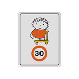 Sticker reflecterend - Dick Bruna snelheid - op de step