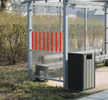 Afvalbak Jupiter - inhoud 70 liter - gerecycled kunststof