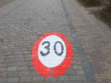 Wegmarkering - RVV symbool rond