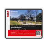 Plattegrond- informatiebord rechthoek 4:3 reflecterend + eigen opdruk