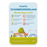 Informatiebord 2:3 reflecterend met je eigen opdruk