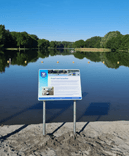 Montageframe lessenaar ST02 - twee metalen staanders - Ø48x1800mm