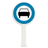 Panneau de brigadier - Responsable du stationnement - Pictogramme