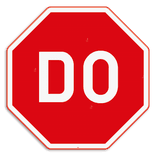 Informatiebord octogonaal reflecterend met je eigen opdruk