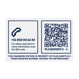 Eigendomssticker Pluq - 100x65,5mm