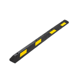 Butée de parking en caoutchouc - 2000x150x100mm - réfléchissant jaune