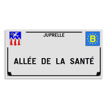 Plaque de rue - Awans - Personnalisable
