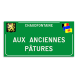 Plaque de rue - Awans - Personnalisable