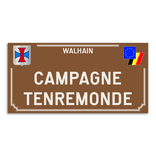 Plaque de rue - Awans - Personnalisable