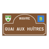 Plaque de rue - Durbuy - Personnalisable
