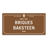 Personaliseerbaar Straatnaambord – Brussel-stijl