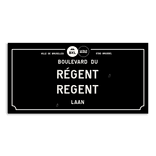 Personaliseerbaar Straatnaambord – Brussel - Nieuwe stijl