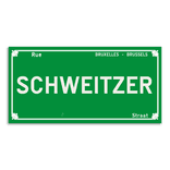 Personaliseerbaar Straatnaambord – Ukkel-stijl