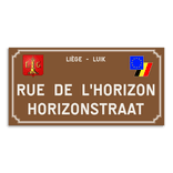 Plaque de rue - Schaerbeek - Personnalisable
