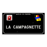 Personaliseerbaar Straatnaambord – Bastogne-stijl