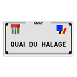 Plaque de rue - Bastogne - Personnalisable