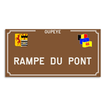 Plaque de rue - Bastogne - Personnalisable