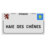 Plaque de rue - Waremme - Personnalisable