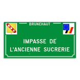 Plaque de rue - Waremme - Personnalisable