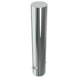 Absperrpfosten aus Edelstahl Ø154-204 mm