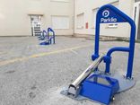 Object op vlakke ondergrond (asfalt of beton) - op privé terrein