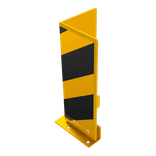 Protection d’angle flexible en acier 160 x 160 x 5 mm – Jaune/noir