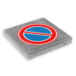 Dalle de signalisation 300 x 300 mm – Stationnement interdit