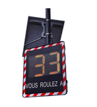 Radar pédagogique I-SAFE TS1 LED avec collecte de données trafic