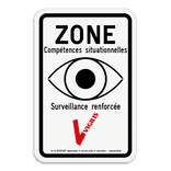 Panneau VIGILIS - Compétences situationnelles - Surveillance renforcée - Suveillance Belge