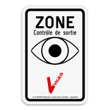 Panneau VIGILIS - Contrôle de sortie - Suveillance Belge