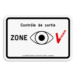 Panneau VIGILIS – Contrôle de sortie – Aluminium réfléchissant CE​