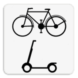 Panneau SB250 - M24 - Réservé aux bicyclettes et trottinettes
