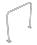 Barrière de guidage tubulaire en acier à sceller – 1000 x 1200 mm