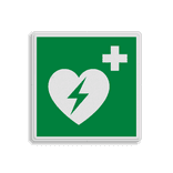 BHV Reddingsbord - AED aanwezig