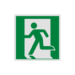 Vluchtroute bord – Nooduitgang links
