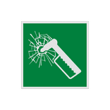 Vluchtroute bord – Nooduitgang Noodhamer