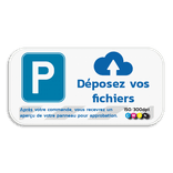Panneau de Stationnement Personnalisé – Modèle 4:2 avec Votre Design