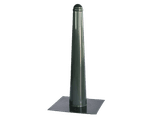 Trottoirpaal type Hagenaartje - met voetplaat - groen RAL 6012