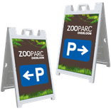 CarrySign TS 635x1140mm - stoepbord vol reflecterend