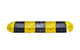 Ralentisseur en caoutchouc 5-10km/h – 70mm hauteur – jaune/noir