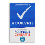 Vlak bord of sticker Rookvrije Generatie