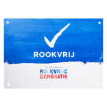 Bord Rookvrije Generatie - formaat A3 (420x297mm)