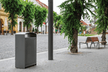 Afvalbak buiten mmcite type Prax - 120 liter