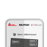 Panneau d'information octogonal réfléchissant - mpression personnalisée (fichier client requis)