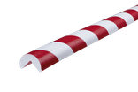 Hoekbescherming - kunststof stootbescherming Ø40mm type A - zelfklevend of magnetisch