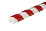 Randbescherming kunststof - stootrand met sleuf voor randen - 36x40mm type BB