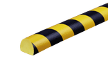 Stootbescherming kunststof - zelfklevend stootprofiel voor vlakke oppervlakken - 40x30mm type C